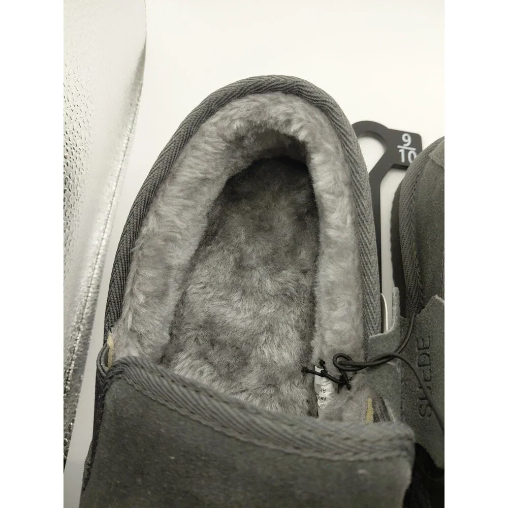 GEORGE MEN`S WESTERN SLIPPER GENUINE SUEDE Size 9-10